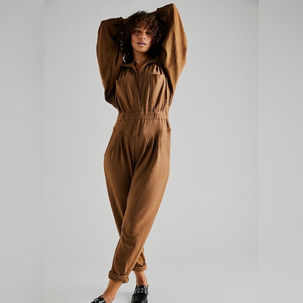Free People Beach Faye Jumpsuit-RARE-Size M